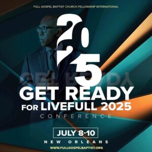 GET READY FOR LIVEFULL 2025! Join our International Presiding Bishop Joseph W. Walker III @josephwalker3 for an unforgettable experience at the LIVEFULL 2025 Conference in vibrant New Orleans! Mark your calendars: July 8-10, 2025.
